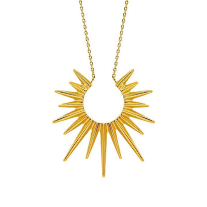 Sun Light Luxury Small Female Cold Wind Collarbone Necklace