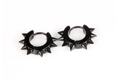 Stainless Steel Cone Hoop Earrings