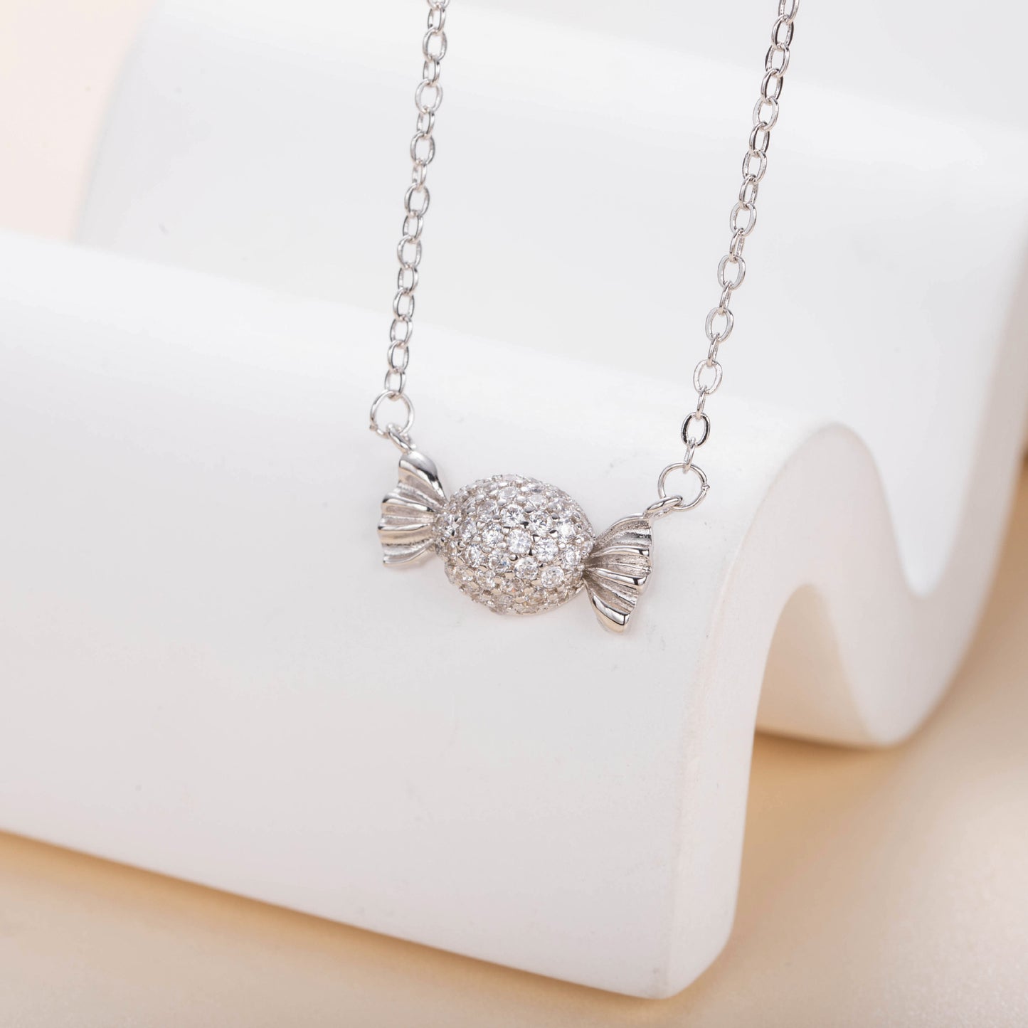 Rose Gold Creative Sweet Candy Collarbone Necklace Simple