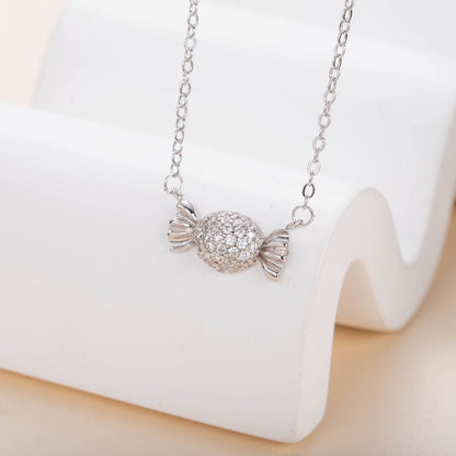 Rose Gold Creative Sweet Candy Collarbone Necklace Simple