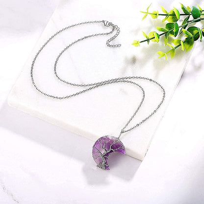 Chakra Moon Necklace
