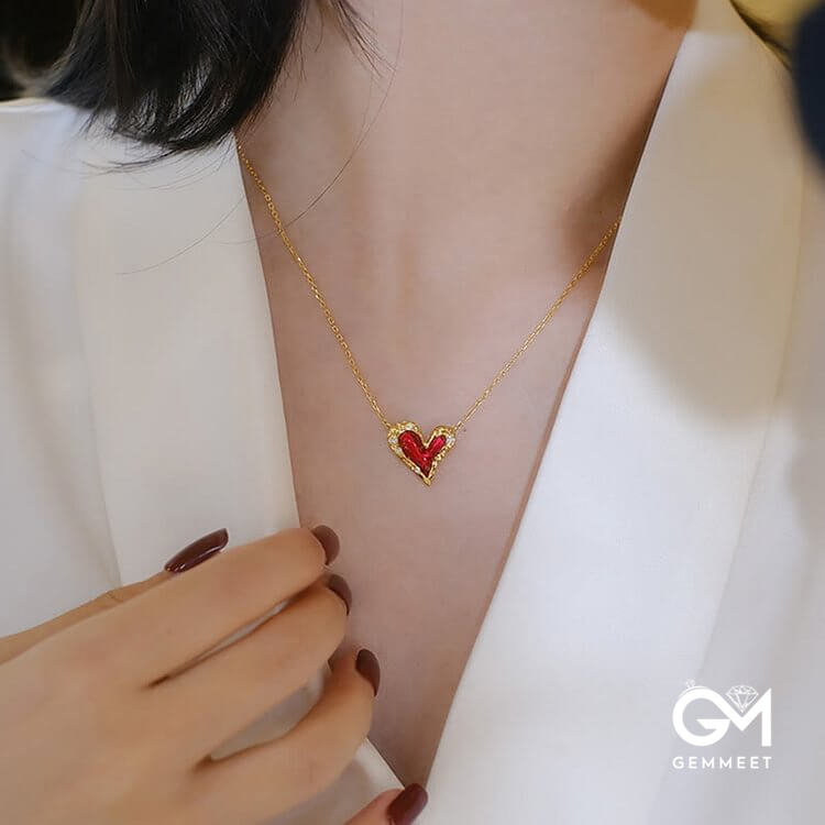 "Preference"-Creative Irregular Heart Necklace