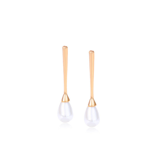 Fashionable Cool Style High-end Imitation Pearl Earrings