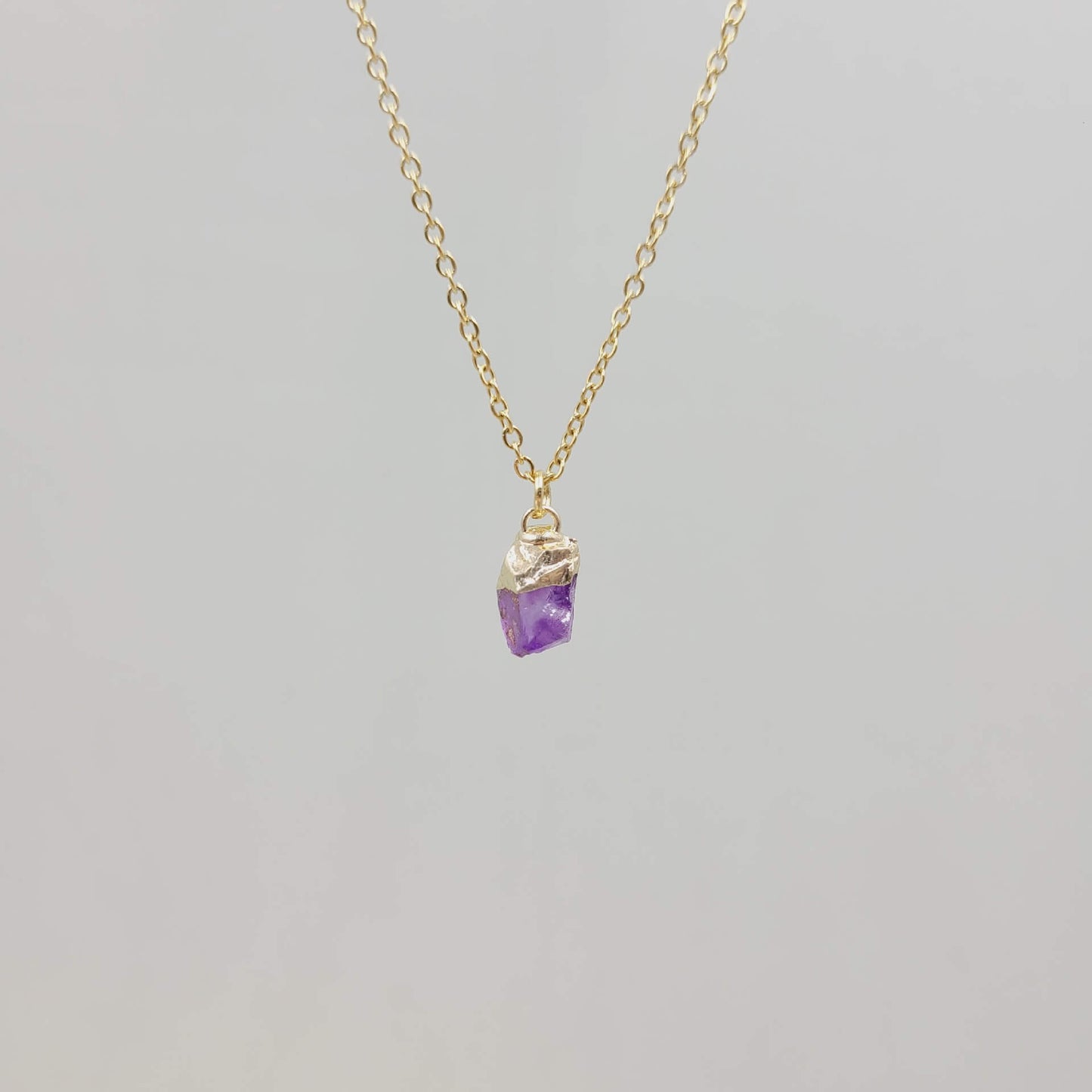 Irregular Crystal Raw Stone Gem gemstone Necklace