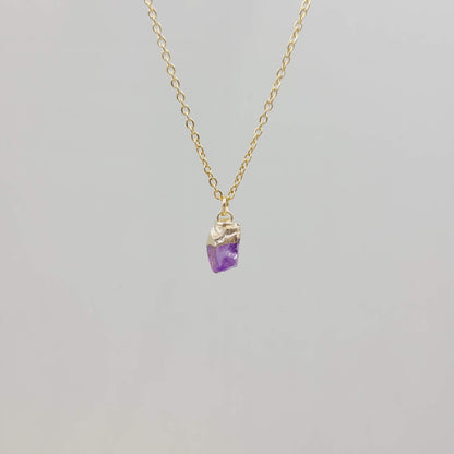 Irregular Crystal Raw Stone Gem gemstone Necklace