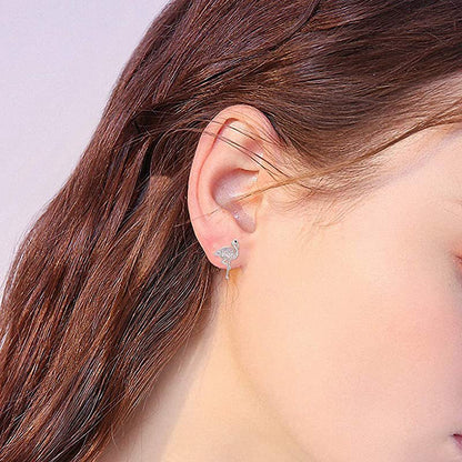 Trendy Flamingo Earrings