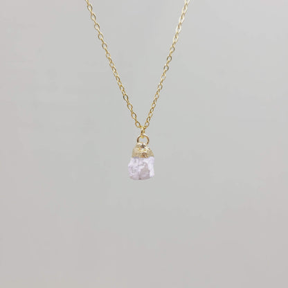 Irregular Crystal Raw Stone Gem gemstone Necklace