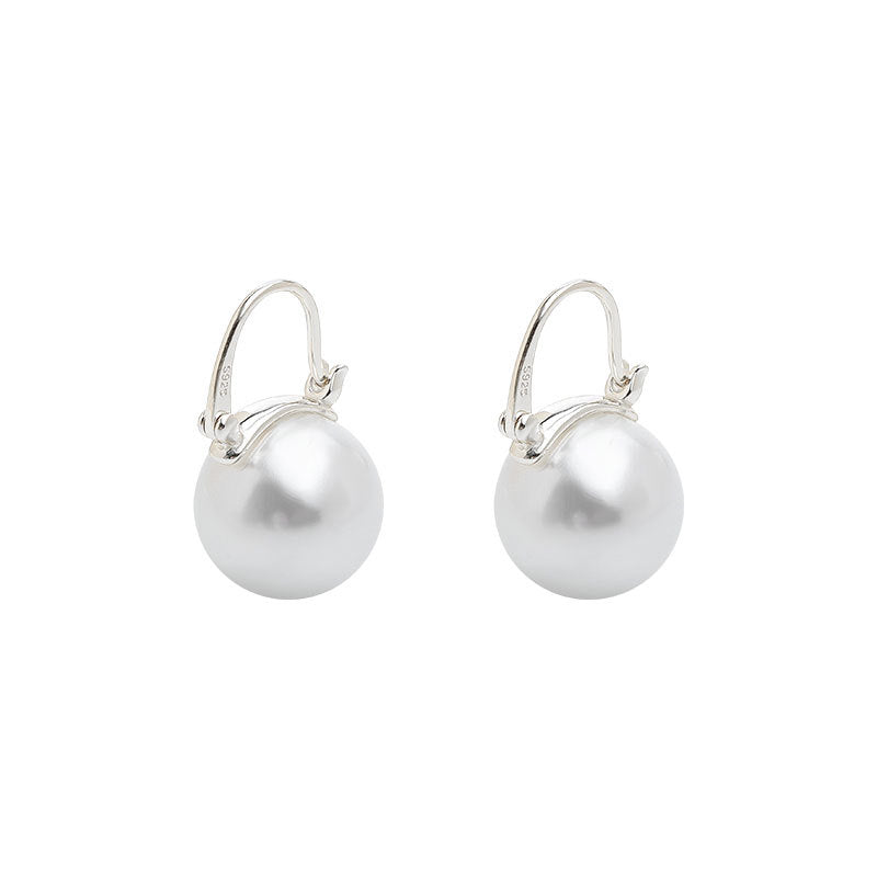 S925 Silver Pearl High Quality Earrings
