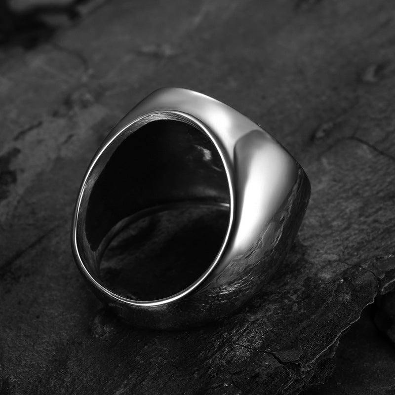 Personalized Vintage Tree of Life Titanium Steel Ring