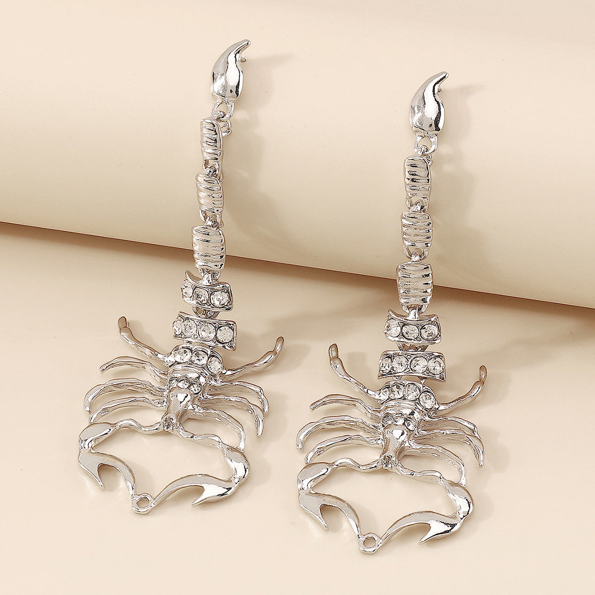 Halloween Scorpion Full Stones Drop Earrings