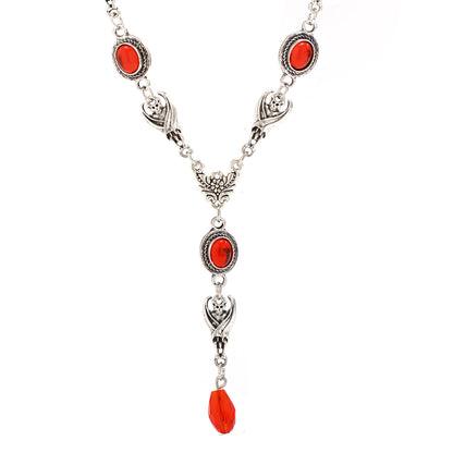 Halloween Silver & Black Batman Necklace