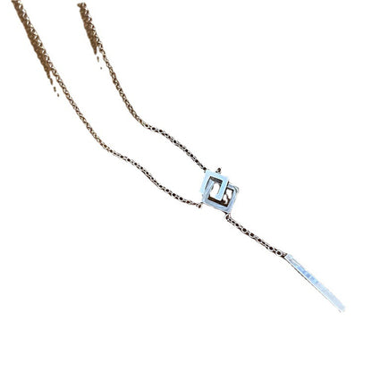 Titanium Steel Does Not Fade Light Luxury Long Necklace