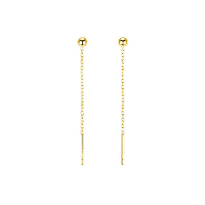 S925 Sterling Silver Beanie Earrings