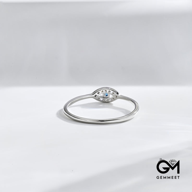 S925 Sterling Silver Anchor Simple Ring