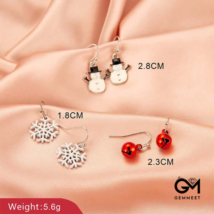 Creative Christmas Atmosphere Earrings