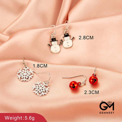 Creative Christmas Atmosphere Earrings