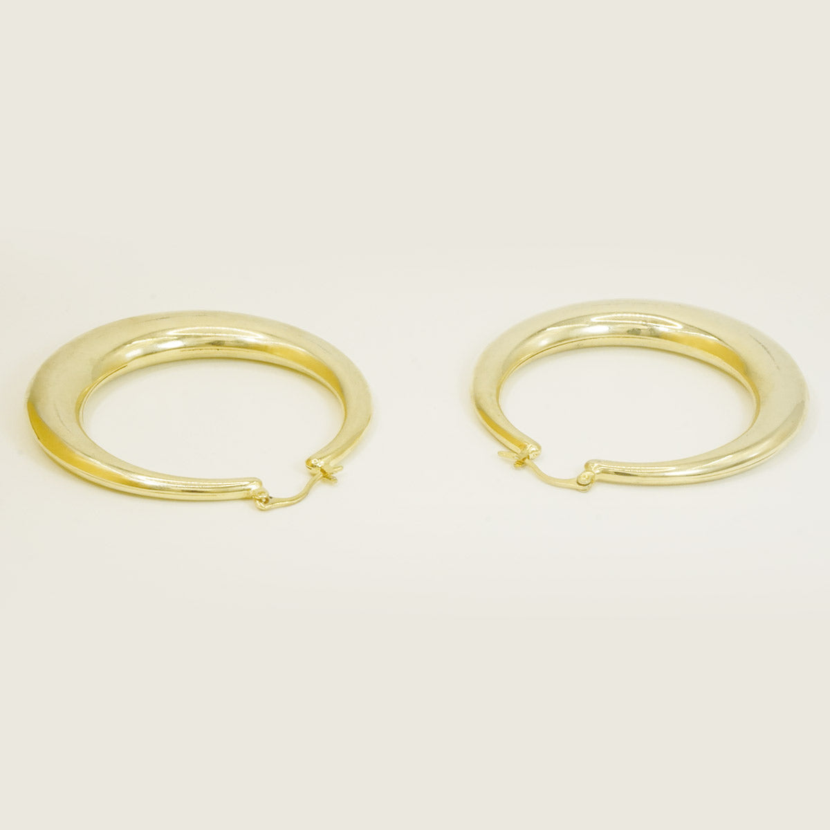 Chunky Big Gold Hoop Earrings