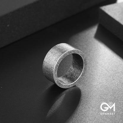 Retro Simple Bronze Titanium Steel Ring