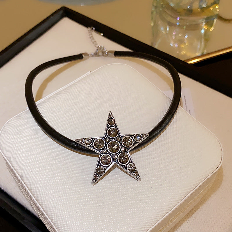 Colorful Zircon Love Butterfly Pearl Necklace