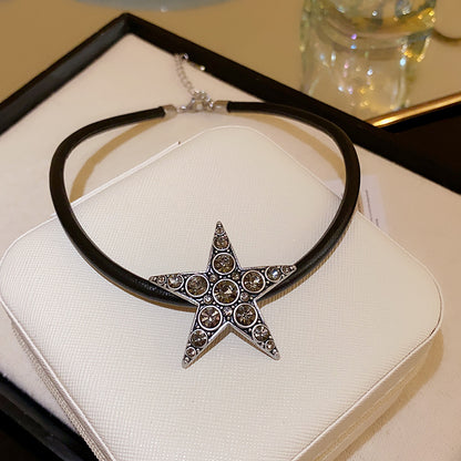 Colorful Zircon Love Butterfly Pearl Necklace